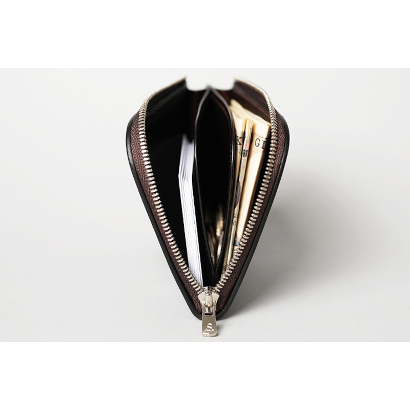 L字ジップウォレット《アラード》サドルプルアップ｜WILDSWANS