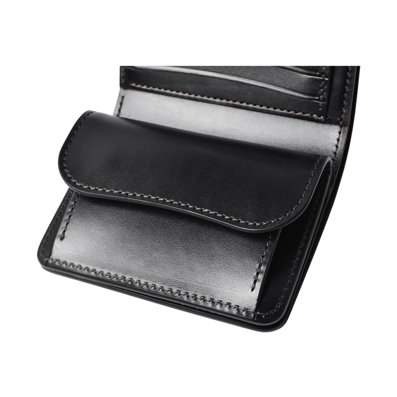 小型三つ折り財布《イーノ》シェルコードバン｜WILDSWANS(ワイルド