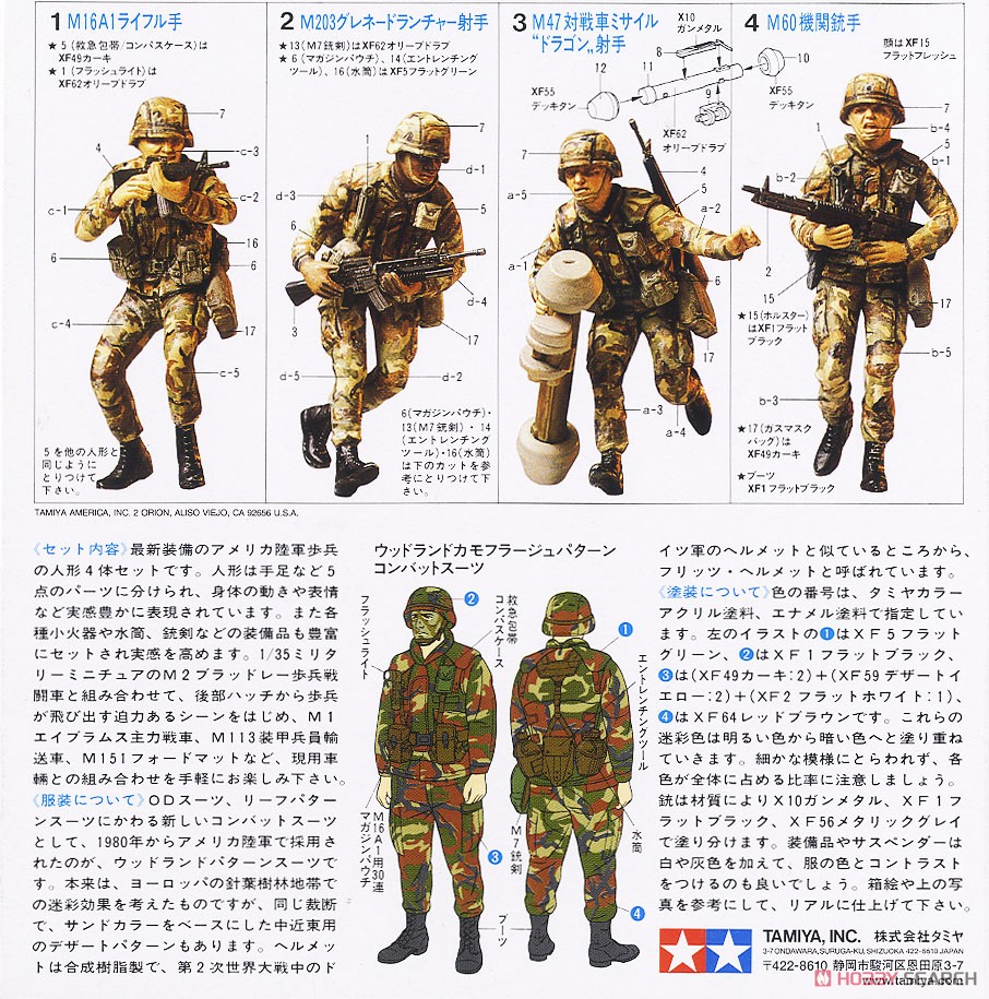 アメリカ現用陸軍歩兵セット (プラモデル) - ホビーサーチ ミリタリー