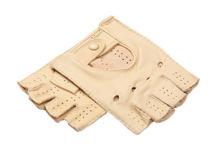 メローラ メンズ手袋◇ディアスキンドライビンググローブ◇クリーム