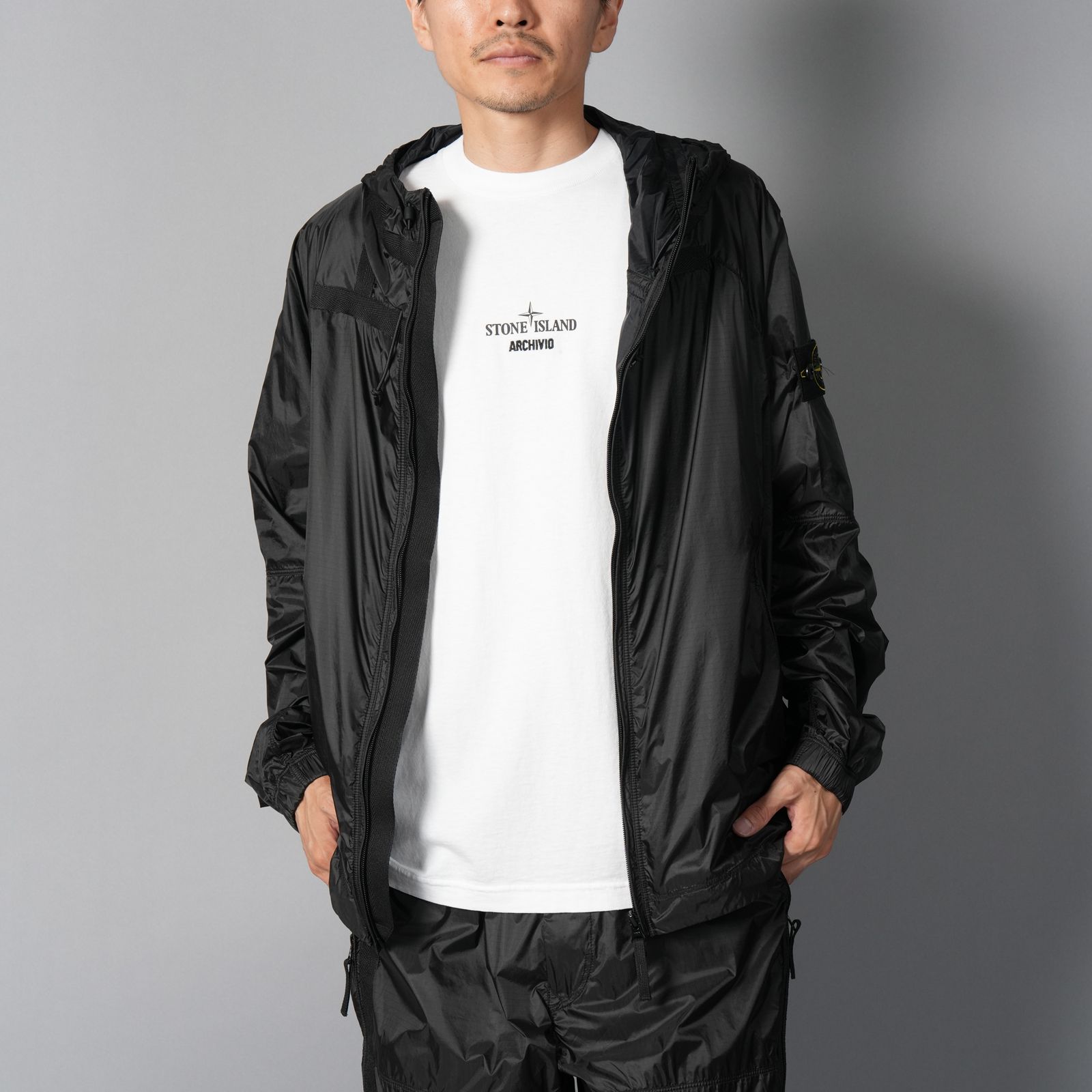 STONE ISLAND - 【ラスト1点】Q100008 / RIPSTOP LIGHT HT NYLON