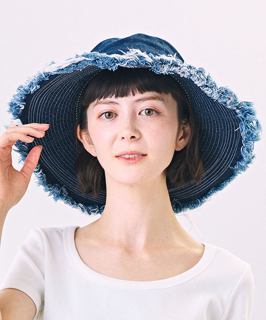 BASABASA DENIM LONG(ONESIZE NAVY): ハット帽子通販｜CA4LA公式