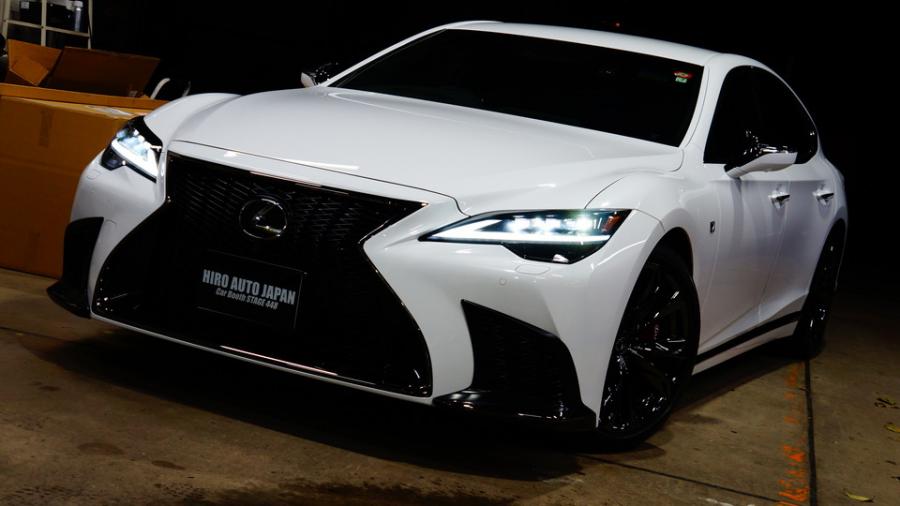 レクサスLS500Fスポーツ キャリパー塗装ローター塗装COLOR:#010