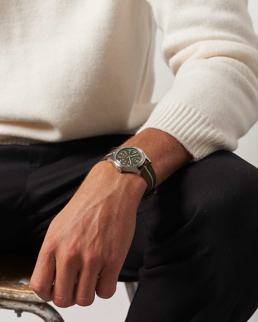 Timex MK1 Mechanical 36mm Green Dial | Man - CareOfCarl.nl