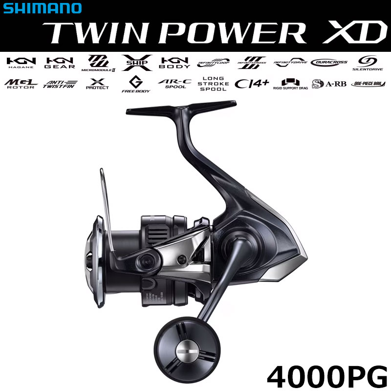 シマノ(SHIMANO) 25 ツインパワーXD 4000PG ツインパワーXD ☆NEW