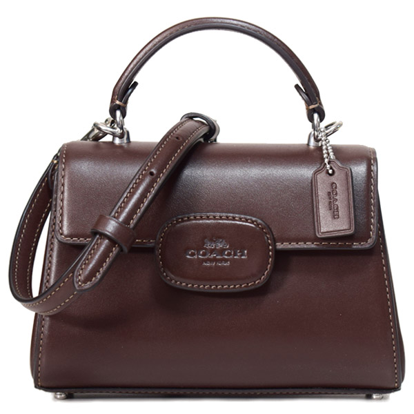 COACH】コーチ バッグ レザー エライザ ロゴ ミニ トップ ハンドル