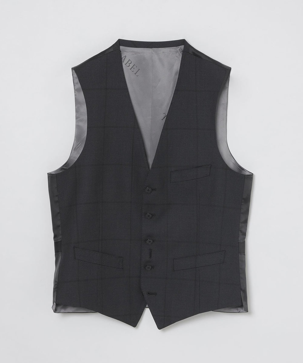 MIYUKI TOPグレーシャドーグレンチェックスリーピーススーツ（スーツ