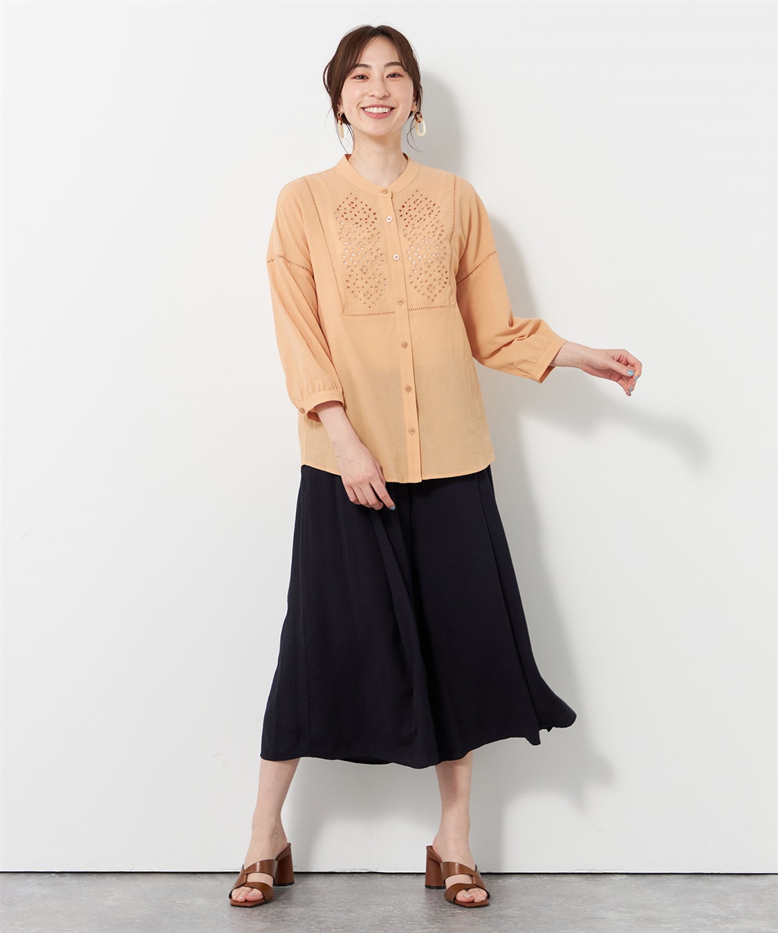 ジョーゼットブラウス DECOY｜クロスプラス公式通販サイト