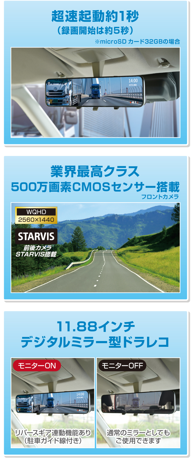 ドライブレコーダー AMEX-A08｜株式会社青木製作所