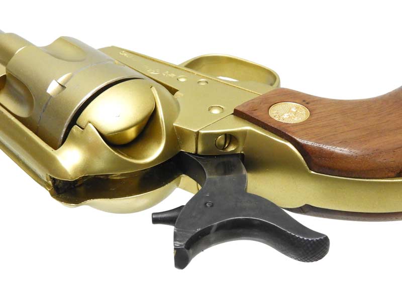 タナカ] コルト SAA シビリアン ゴールド 木製グリップ SMG金属モデル