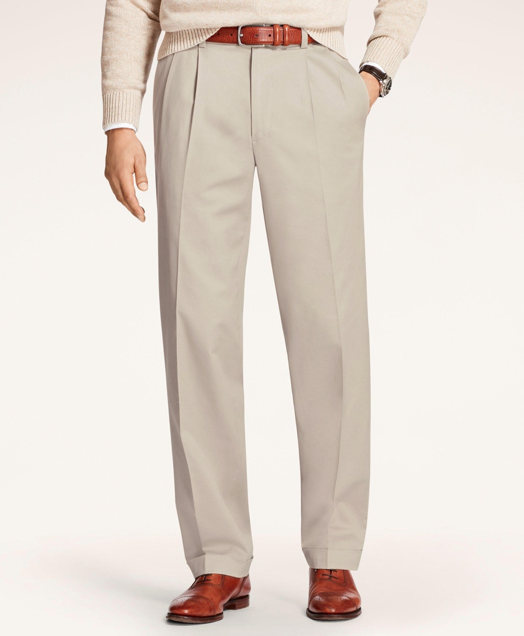 ライトウエイト アドバンテージチノ プリーテッドパンツ PLT | Brooks