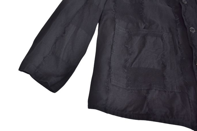 D.N. COVERALL - RIPSTOP CUT JACQUARD / BLACK | Needles（ニードルズ