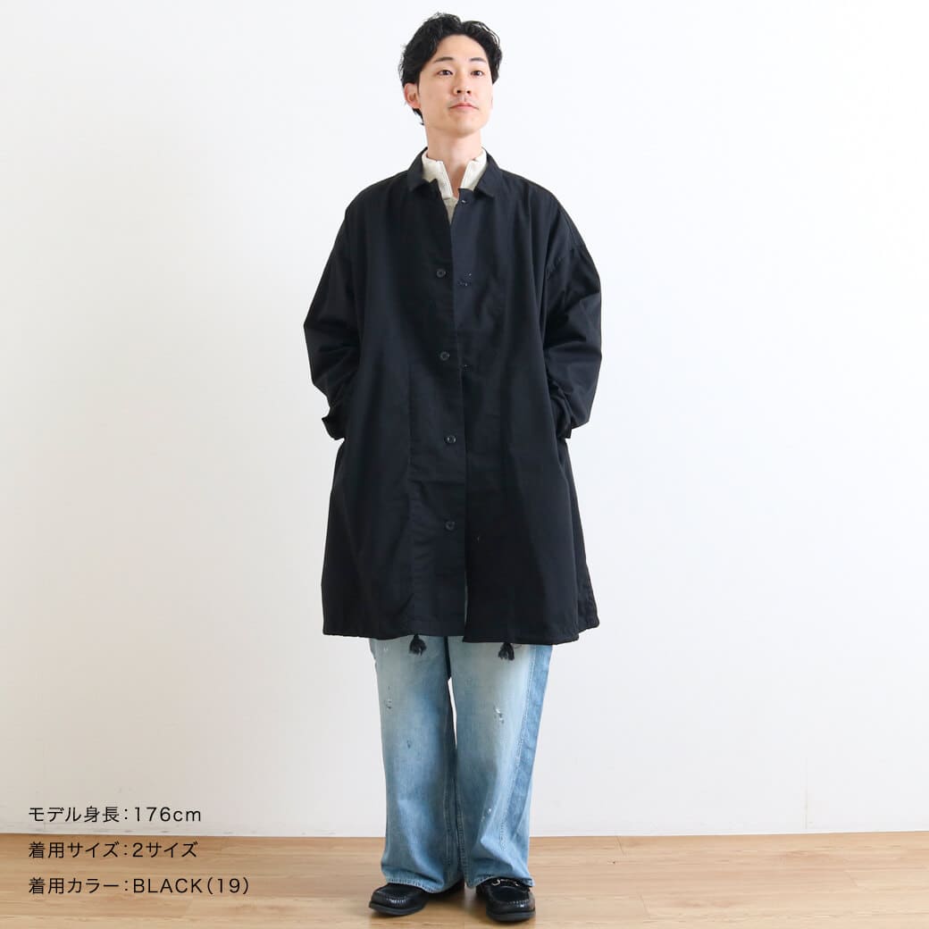 HARVESTY ハーベスティ オーバーハーフコート コーマバーバリー｜BORN