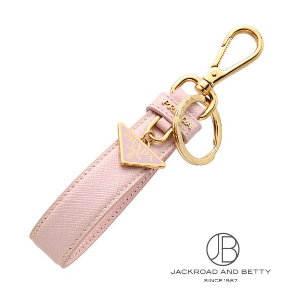 サフィアーノレザー キーリング[1PP142_053_F0E18] Saffiano Leather