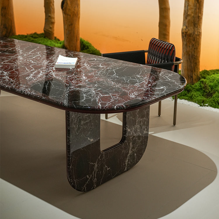 天然大理石 希少模様ダイニングテーブルホテルライク海外輸入家具jrjj-6751