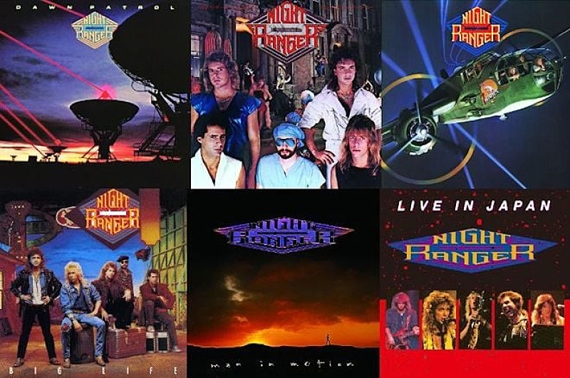 ナイト・レンジャー、80年代の5タイトル＆ライブ盤が紙ジャケ仕様で