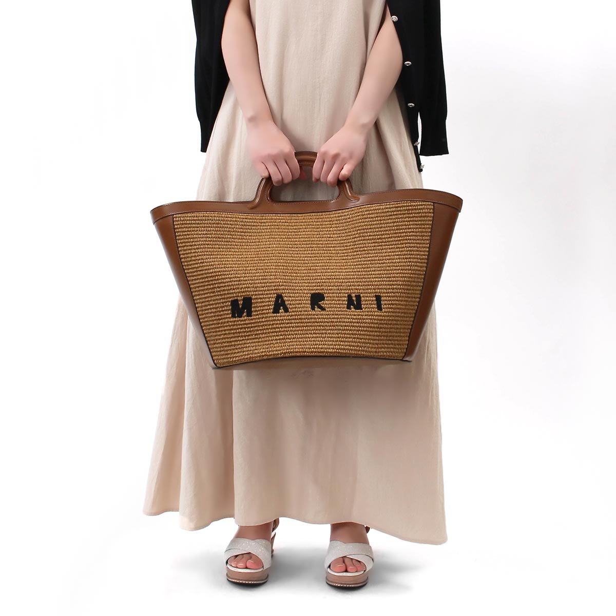 マルニ かごバッグ/ハンドバッグ/バスケットバッグ バッグ レディース