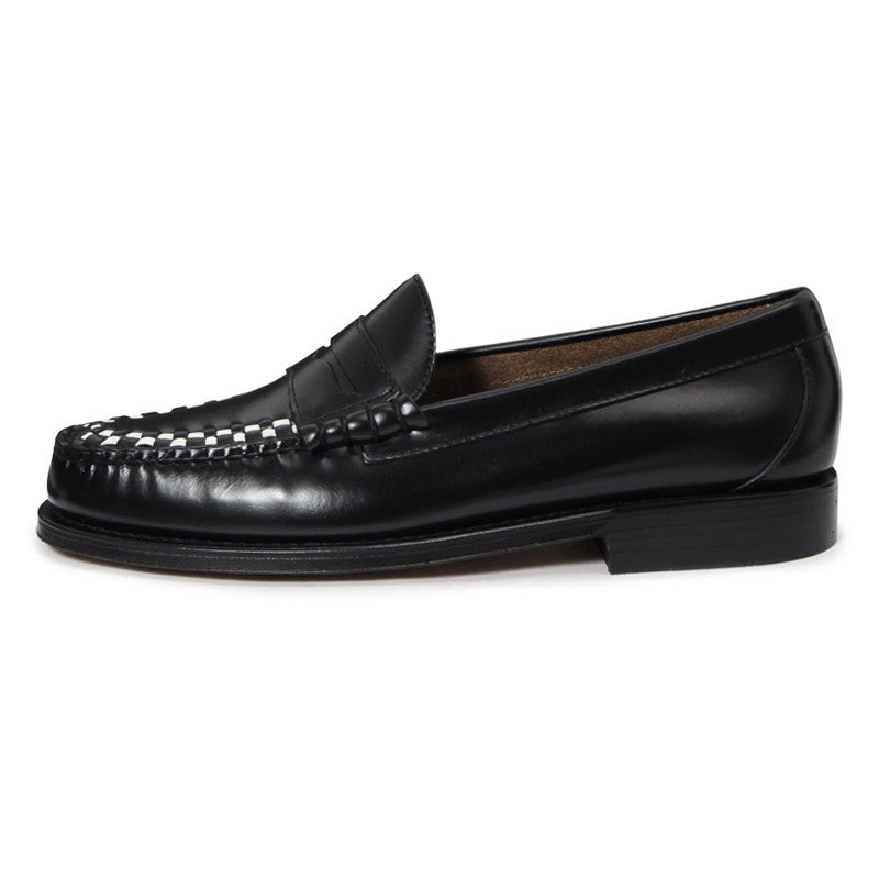 ローファー | 11010F LARSON WEAVE / BLACK (LEATHER SOLE) - G.H.BASS