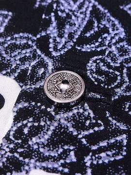 Dry Bones[ドライボーンズ] アロハシャツ 長袖アロハ オープンカラー