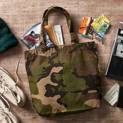 United Athle 1508M ヘヴィー キャンバストートバッグ(中)＜迷彩
