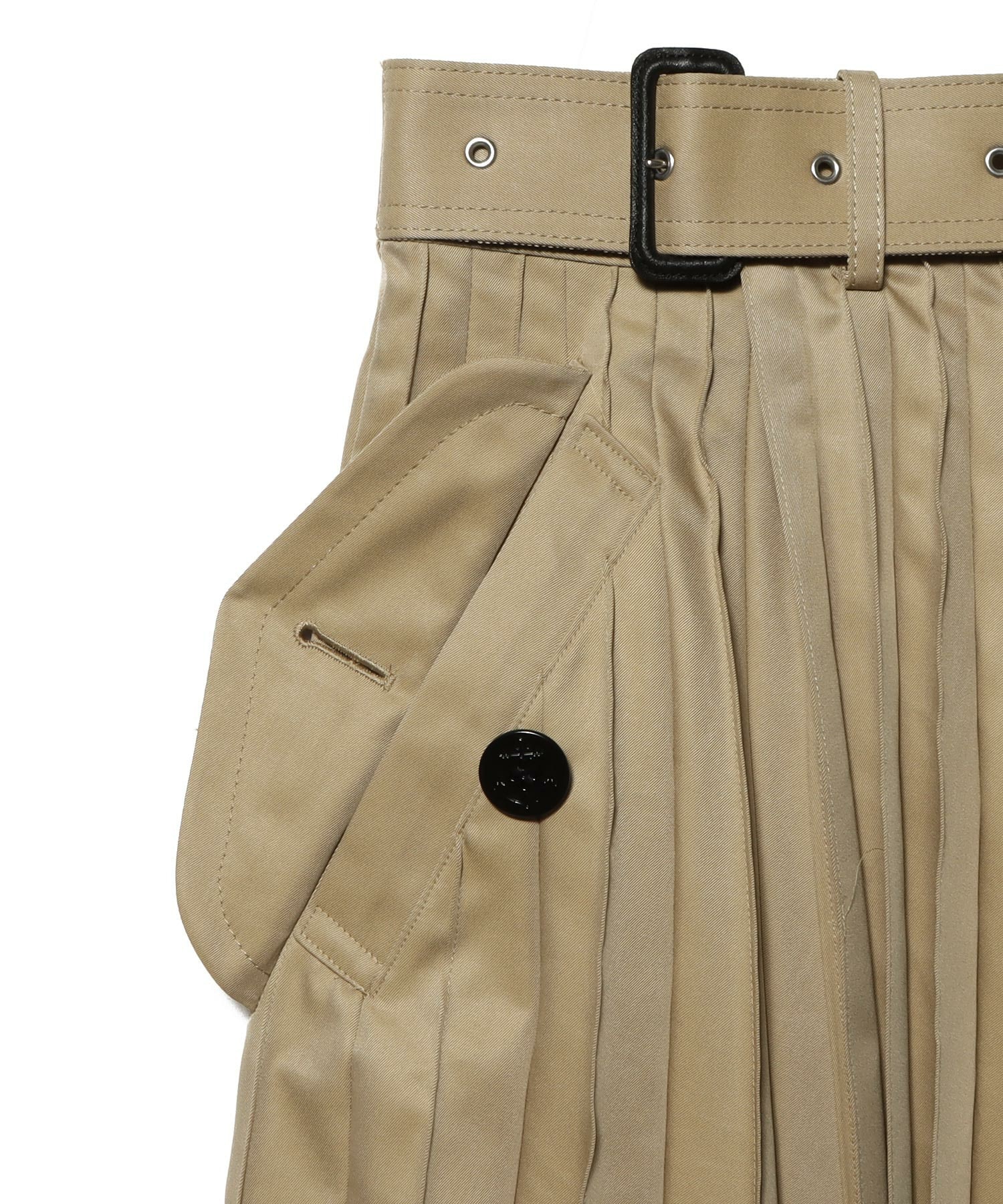 SACAI / コットンプリーツスカート｜ESTNATION ONLINE STORE