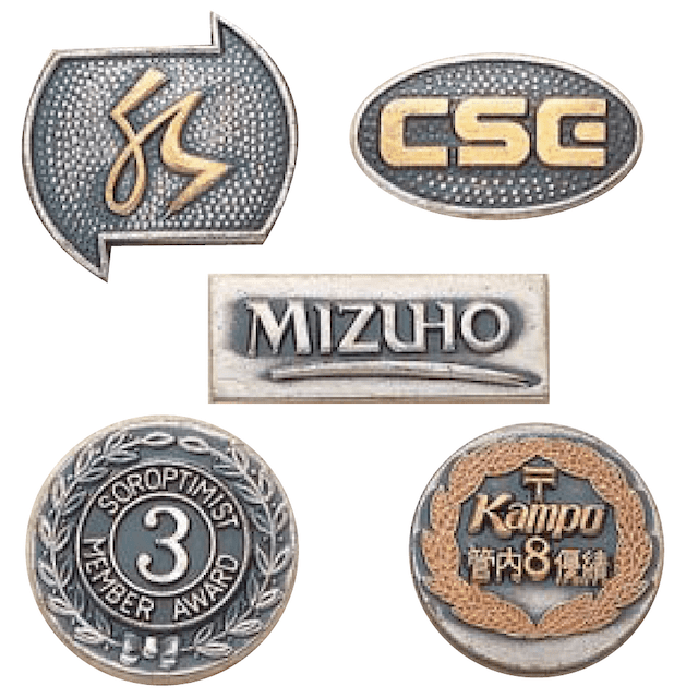 社章・ピンバッジ・校章・交換バッジなどオリジナルバッジ製造販売の