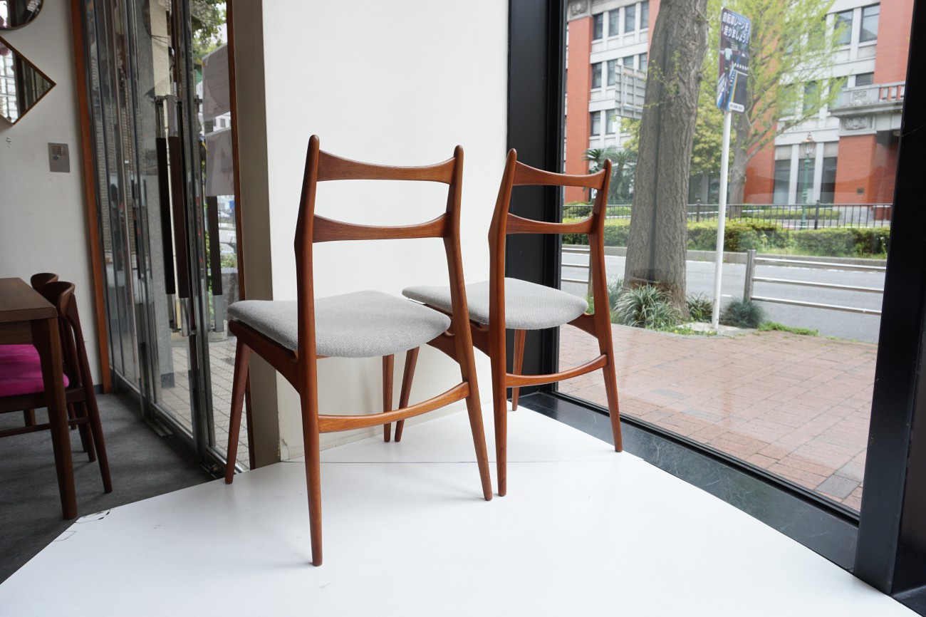 ダイニングチェア チーク（Teak） 2脚セット / ビンテージ « 過去販売