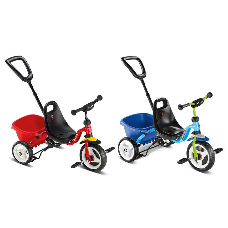 プッキー PUKY 三輪車 CAT1 スペシャル 赤 / 青 ドイツ製 手押し棒