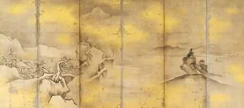 四季山水図屏風 | 狩野常信 | 収蔵品詳細 | 作品を知る | 東京富士