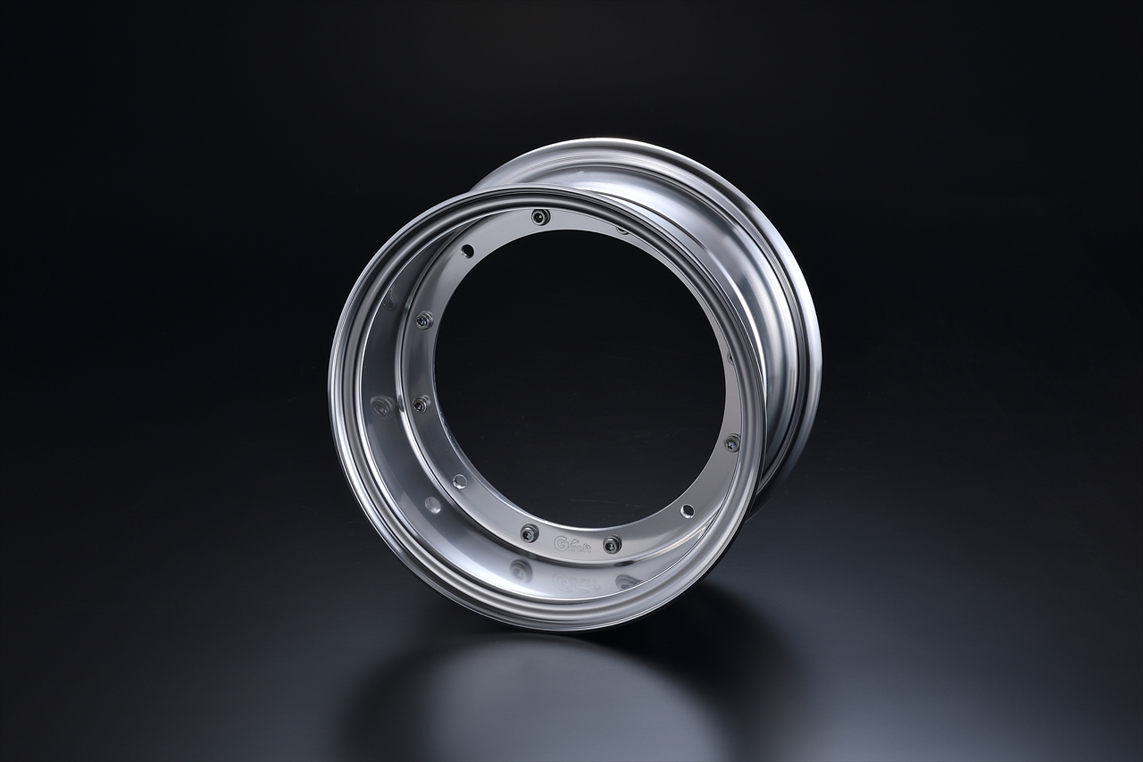 10インチ4.0Jワイドホイール モンキー/ダックスハブ用 1輪分 シルバー