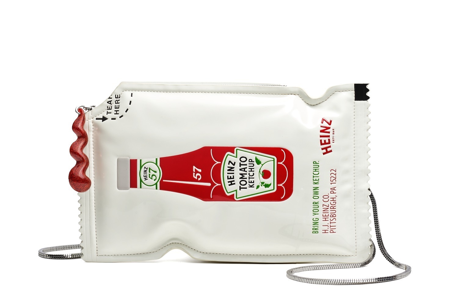 ケイト・スペード「ハインツ」トマトケチャップ風チェーンバッグや