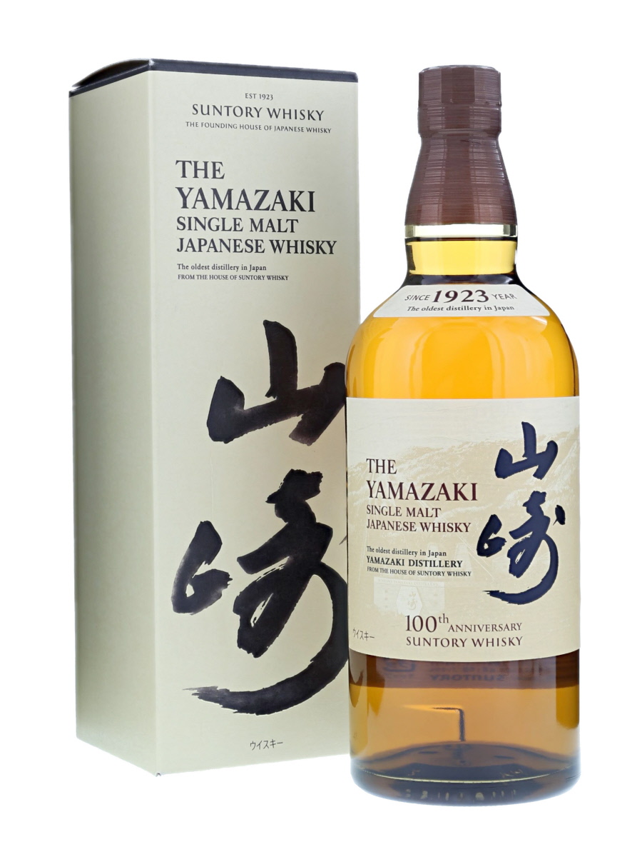 山崎​ シングルモルト N/A 100周年ラベル 700ml / 43% - 歌舞伎
