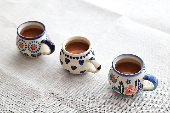 マグカップ（ミニ）ポーリッシュポタリー(ポーランド食器)