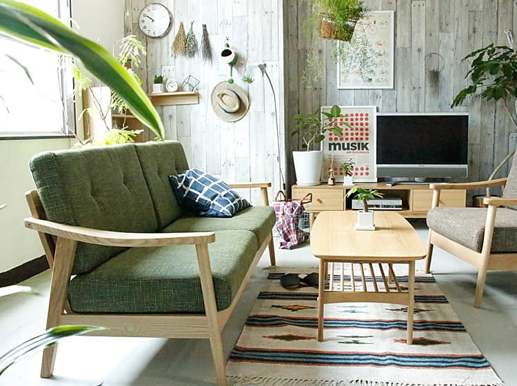 2人掛けソファー Henry（ヘンリー）｜北欧・ヴィンテージインテリア