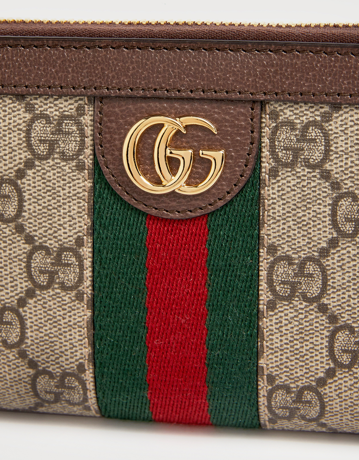 Gucci Ophidia GG Supreme Canvas Zip Around Wallet () IFCHIC.COM