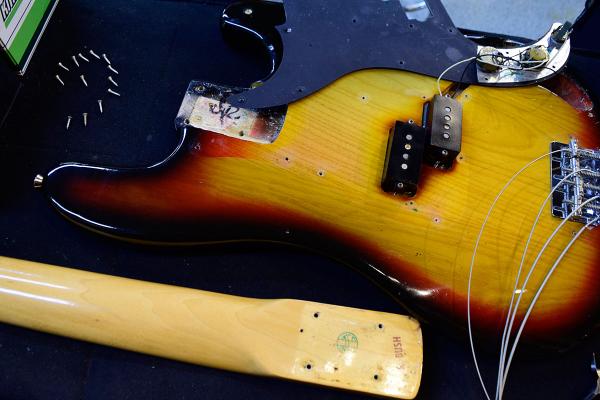 1975年製Fender Precison Bassを解体してみました！ | イシバシ楽器