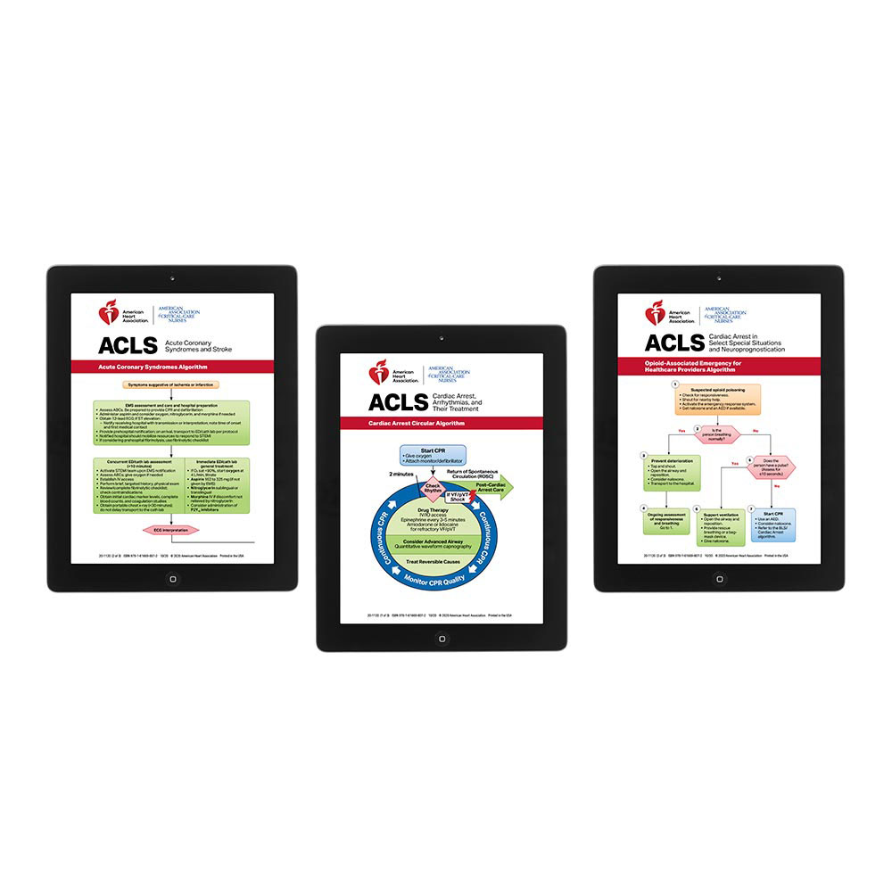 AHA 2020 ACLS Digital Reference Card Set-20-3109