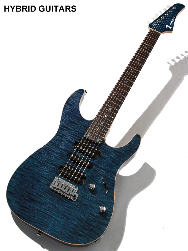 T's Guitars DST-Pro 24 Flame Top Arctic Blue 2020 中古｜ギター買取