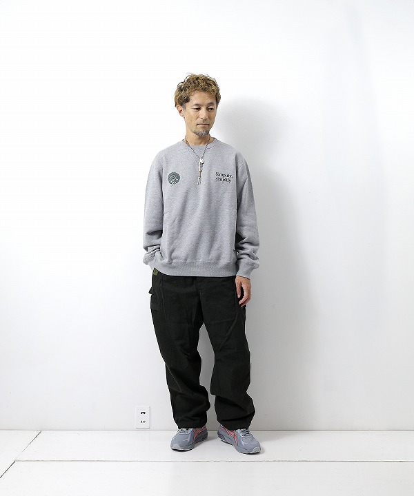 South2 West8/サウス2 ウエスト8 Emb. Crew Neck Sweat Shirt