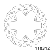 Moto-Master ロードモデル フレイムフロントブレーキディスク ソリッド