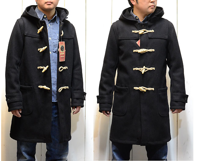 Schott(ショット)761US「32ozメルトン」米国製・ロングダッフルコート/7379