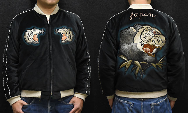 東洋スカジャン・港商SPECIAL EDITION「TIGER HEAD×EAGLE」別珍スカ