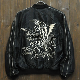 テーラー東洋スカジャンSOUVENIR JACKET「鷹×Japan Map」復刻