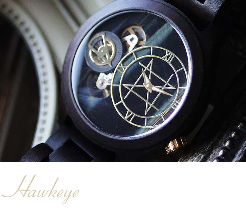 新作商品紹介 天然石×天然木 唯一無二の美しい模様の腕時計「NOZ」