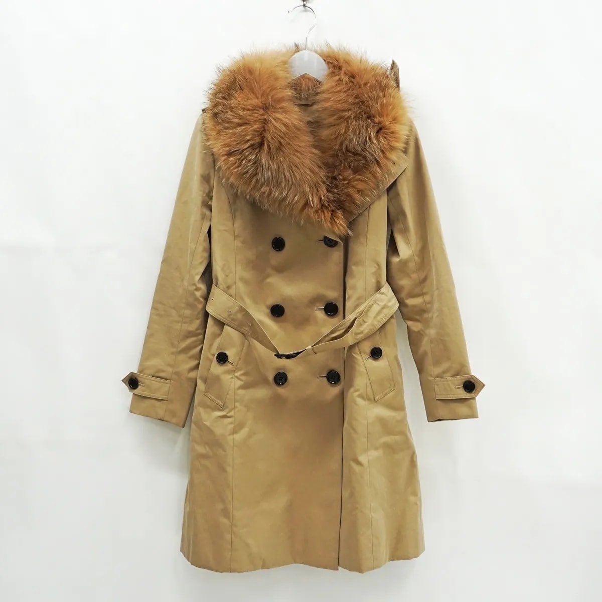 BURBERRY BLUE LABEL 裏地チェック柄 トレンチコート 買取実績