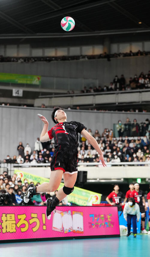 春高バレー】福井工大福井、県勢最高準V「3年で伸びた量負けない