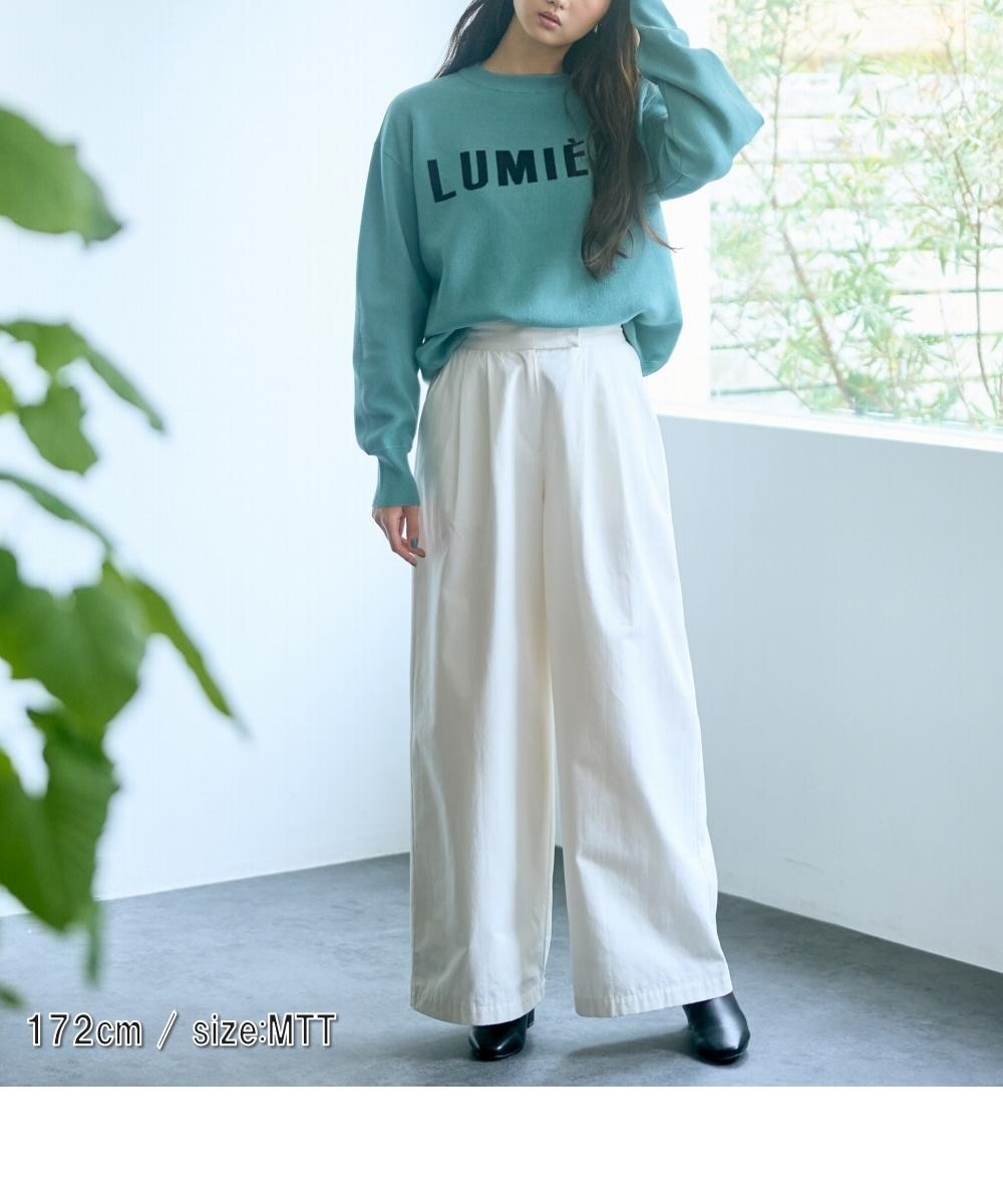 高身長 タックワイドパンツ 丈長め・トールサイズ Essenave 通販