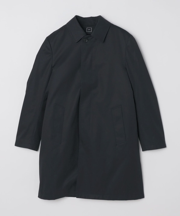 SHIPS: VENTILE(R) コットン ネイビー ステンカラー コート｜ SHIPS