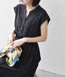 kaene:フロッキー レース ポリエステルベロア 2WAY ドレス（セレモニー