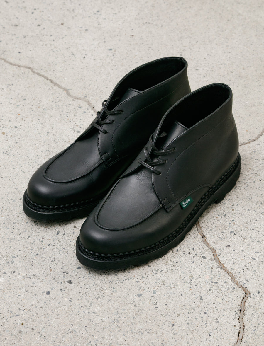 Arpenteur x Paraboot Chukka Smooth Leather Black – Neighbour